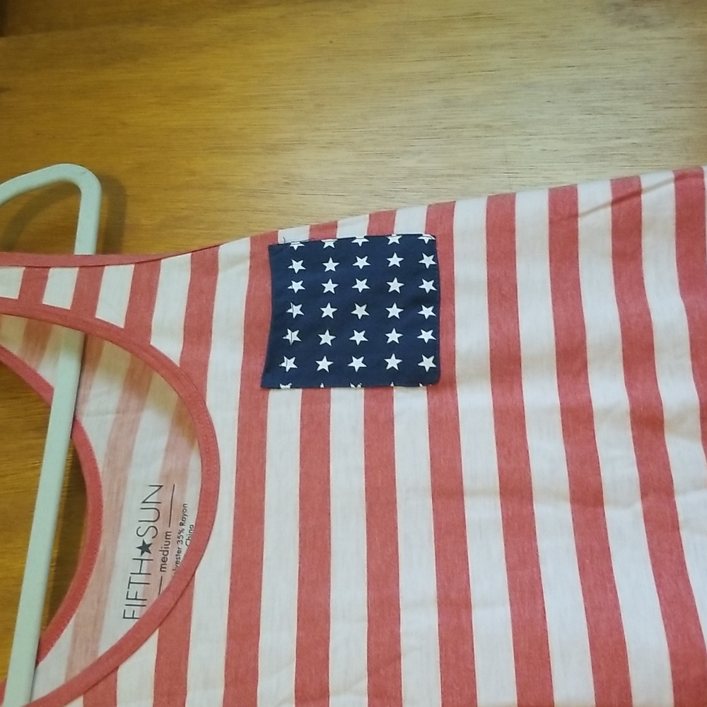 American flag tank sz medium - Picture 3 of 4
